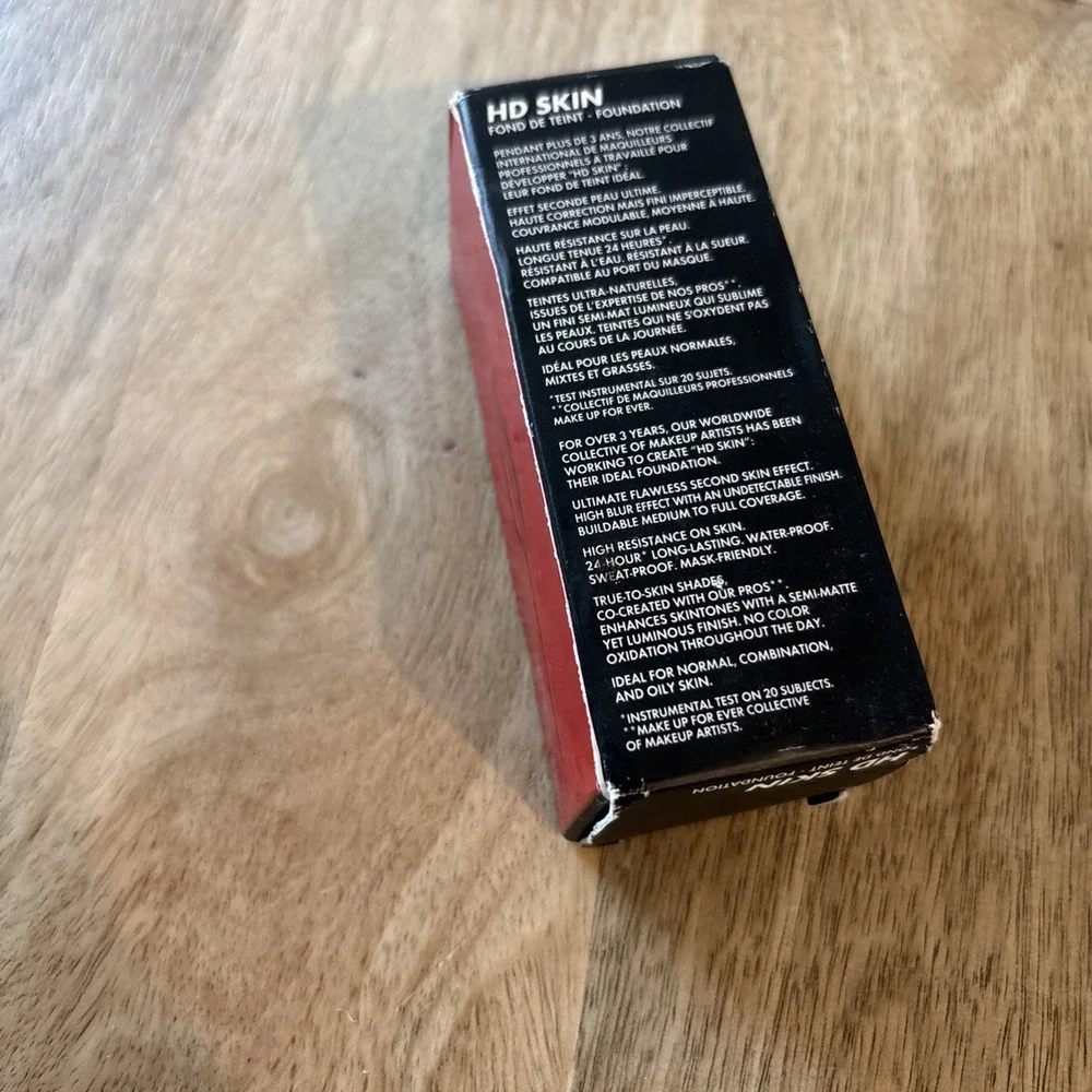 Make Up For Ever HD Skin Undetectable Foundation - 2y20 New Box